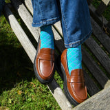 Clover Women's Socks - Blue