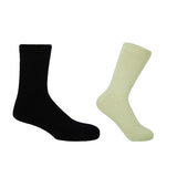 Plain Bed Socks Couples Bundle - Black & Cream