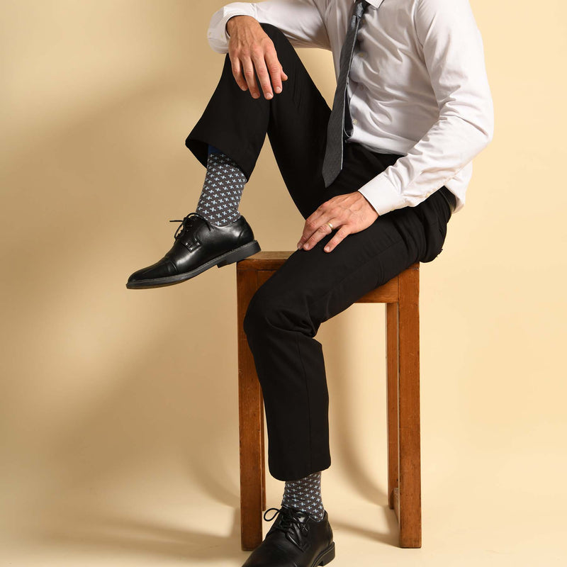 Crosslet Men's Ties - Grey