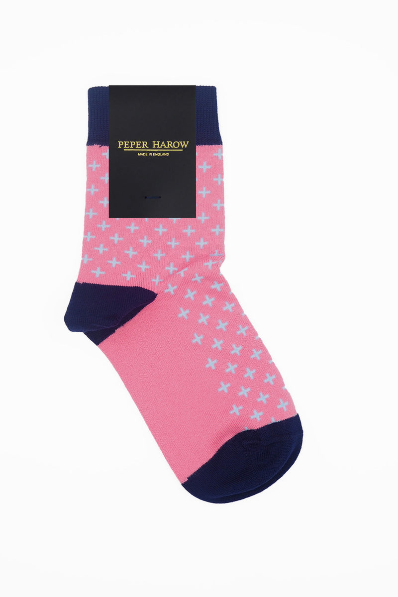 Crosslet Women's Socks - Pink