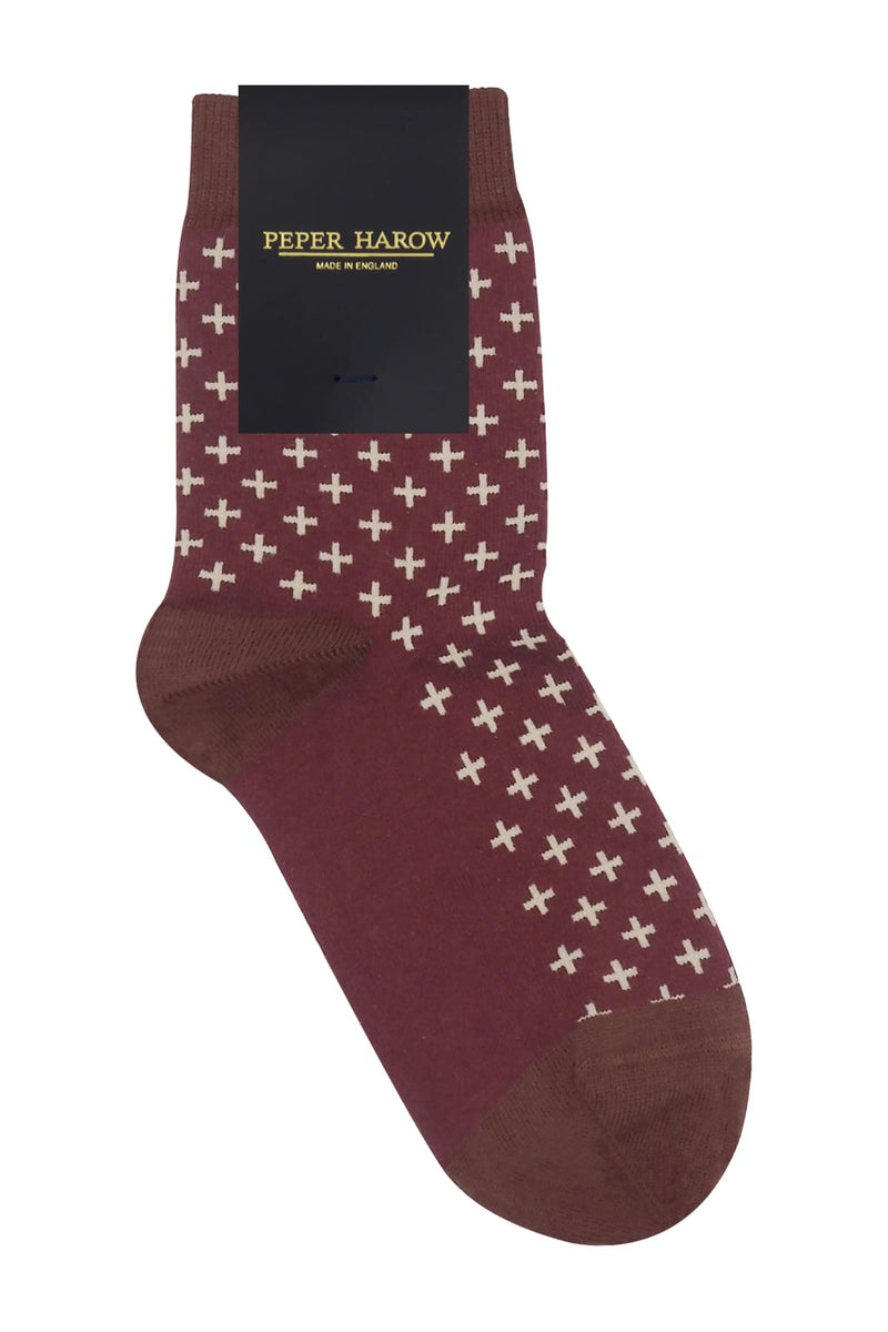 Crosslet Damensocken - Marineblau