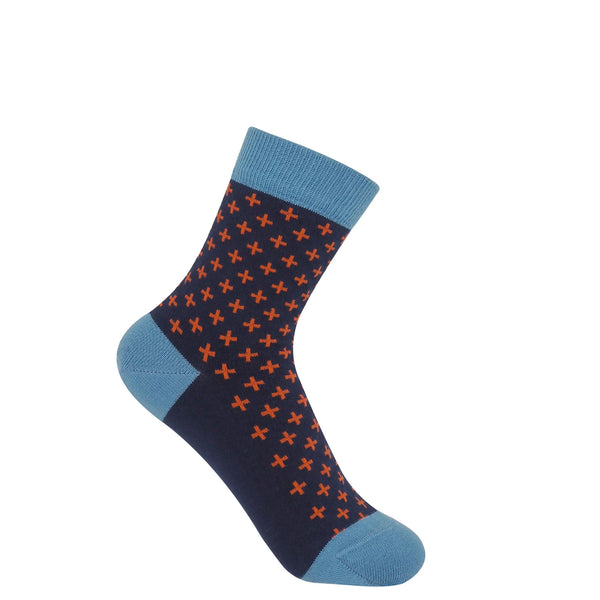 Crosslet Women's Socks - Navy