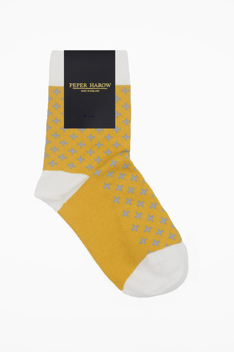 Crosslet Women's Socks - Yellow