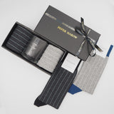 Dash Black & Grey Luxury Socks Gift Box with Dad Glass