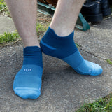 Men's Walking Socks Bundle - Dual Black and Blue
