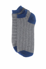 Peper Harow grey Dash men's luxury trainer socks topshot