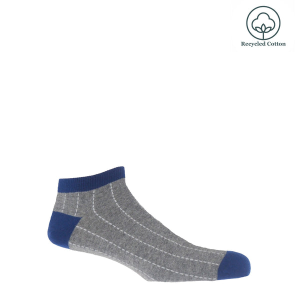 Peper Harow grey Dash men's luxury trainer socks