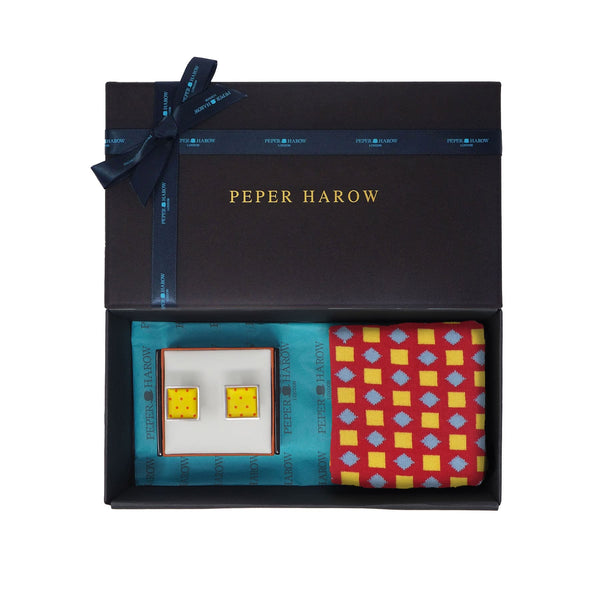 Birthday Men’s Cufflink Gift Set - Honey