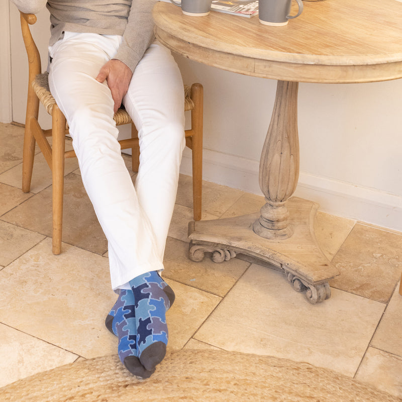 Herrensocken-Set – Dünne Streifen
