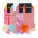 Damen-Sneakersocken-Set – Rosa