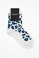 Leopard Women's Socks - White