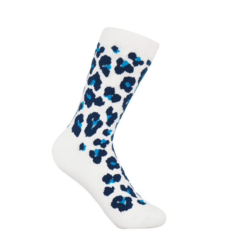 Leopard Women's Socks - White
