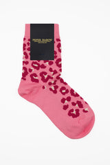 Leopard Women's Socks - Pink