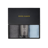Lux Taylor Grey & Sky Luxury Socks Gift Box with Dad Glass