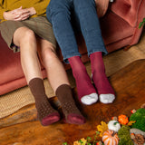 Lux Taylor Herrensocken - Burgunderrot