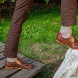 Maple Leaves Men's Socks - Grey