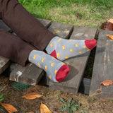 Maple Leaves Men's Socks - Grey