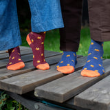 Crosslet Damensocken - Marineblau