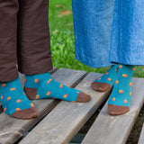 Crosslet Damensocken - Marineblau