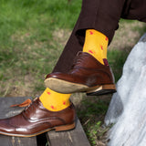 Pin Polka Herrensocken - Denim