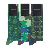Herrensocken-Paket - Grün 