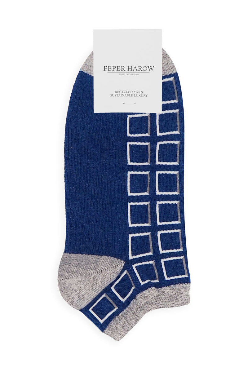 Cube Men's Trainer Socks - Blue