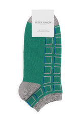 Cube Men's Trainer Socks - Teal