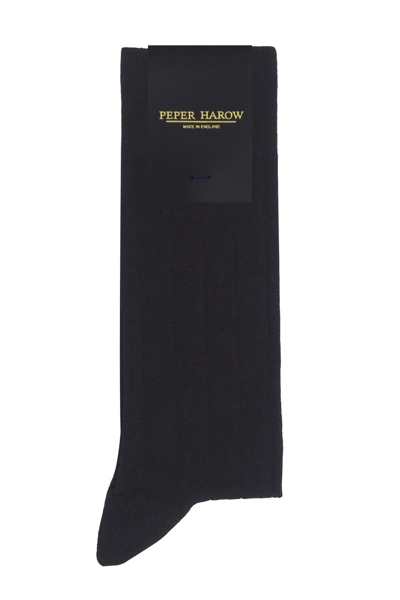 Indulgent Cashmere Men's Socks - Black