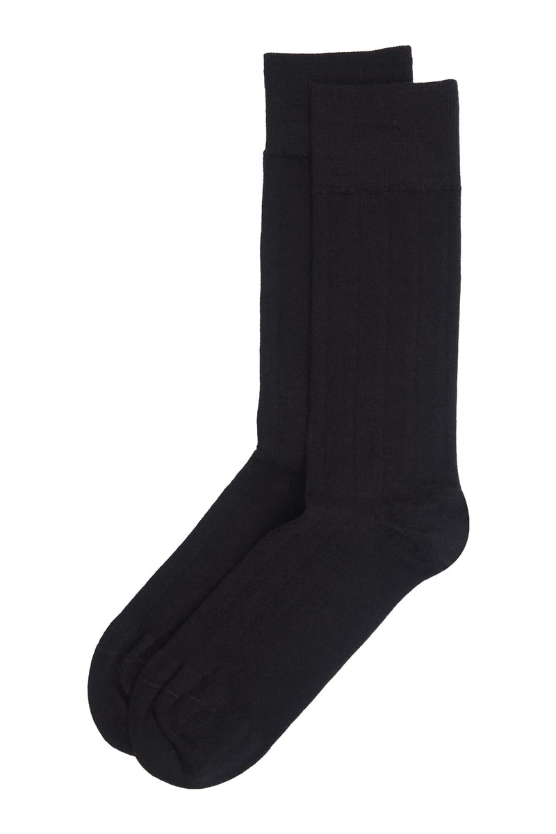 Indulgent Cashmere Men's Socks - Black