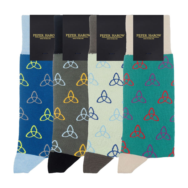 Herrensocken-Set – Dünne Streifen