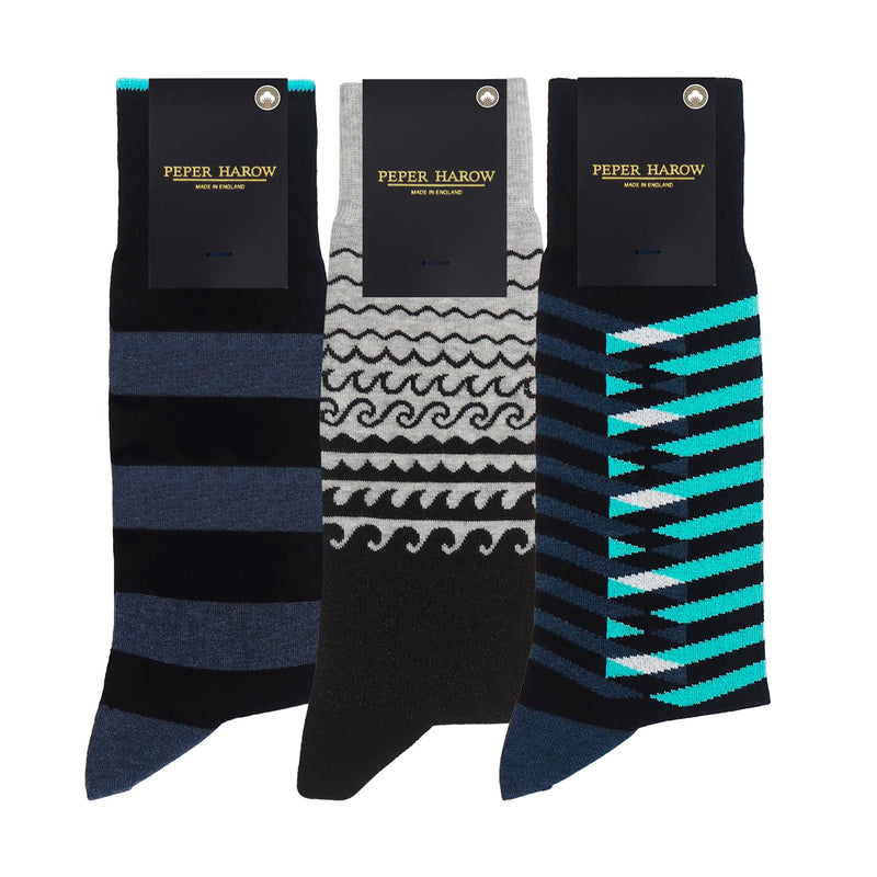 Men's Black Socks Bundle  - Organic