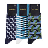 Men's Navy Socks Bundle - Organic