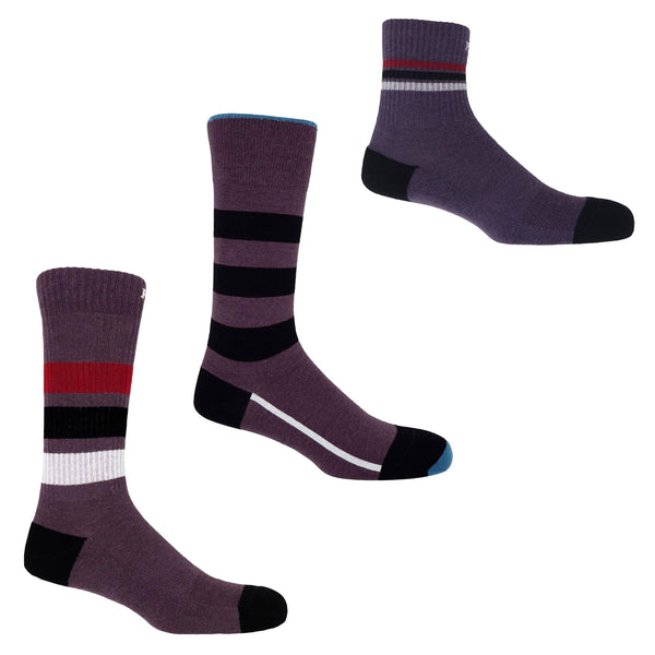 Men’s Purple Sports Socks Bundle – Organic