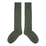 Men's Wool Boot Socks - Olive