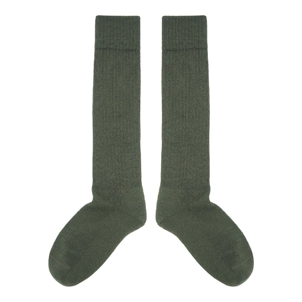 Men's Wool Boot Socks - Olive