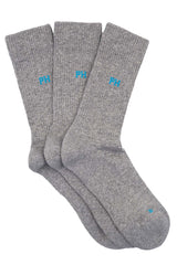 Peper Harow grey Essentials men's luxury sport socks fan topshot