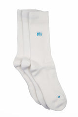 Peper Harow white Essentials men's luxury sport socks topshot