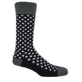 Crosslet Men's Socks - Black