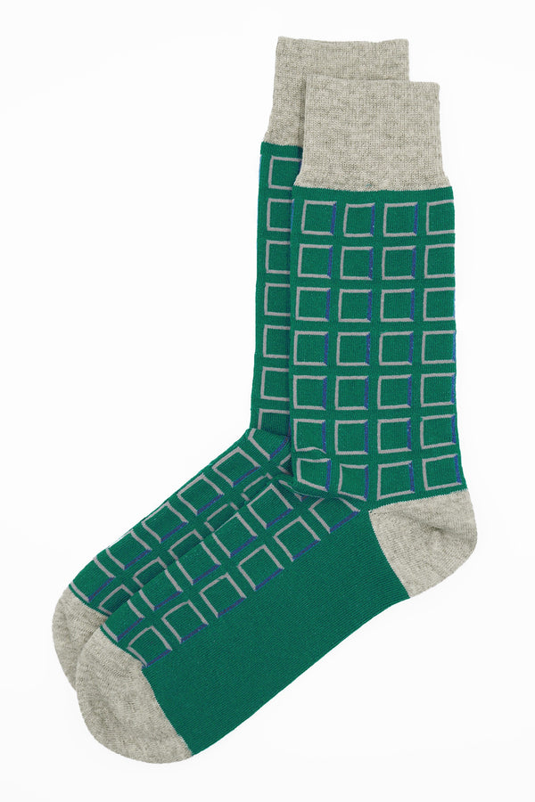 Cube Men's Socks - Teal