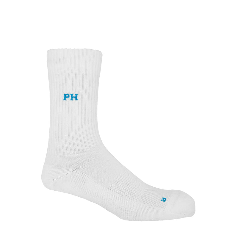 Peper Harow white Essentials men's luxury sport socks