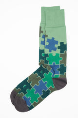 Jigsaw Men's Socks - Green