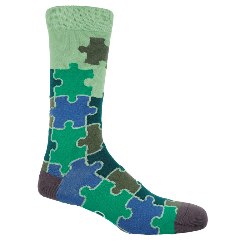 Jigsaw Men's Socks - Green