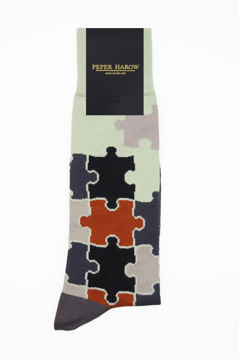 Jigsaw Men's Socks - Grey