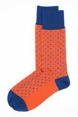 Crosslet Men's Socks - Orange