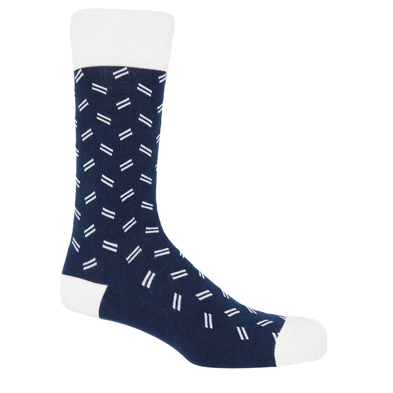 Parallel Men's Socks - Navy