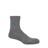 Peper Harow grey Essentials men's luxury quarter crew sport socks
