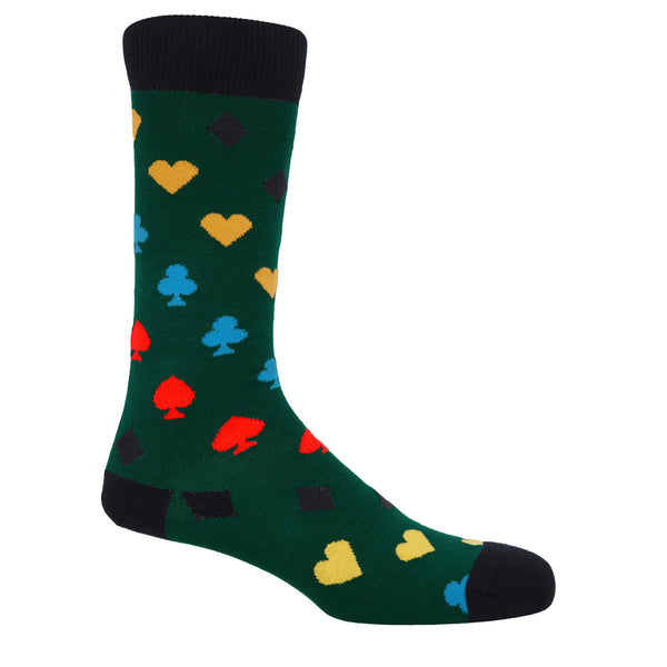 Royal Flush Men's Socks - Green