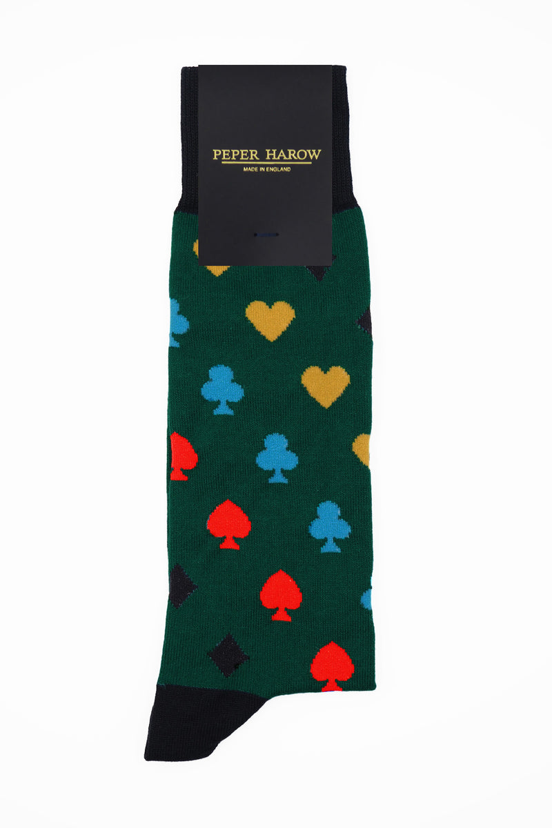 Royal Flush Men's Socks - Green