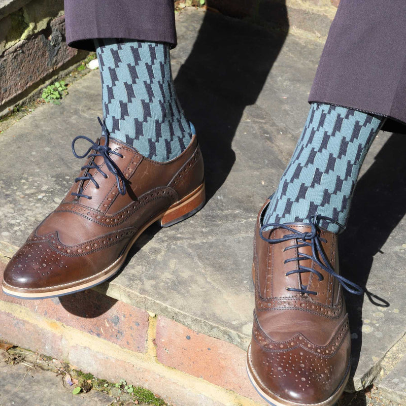 Crosslet Herrensocken - Armeegrün