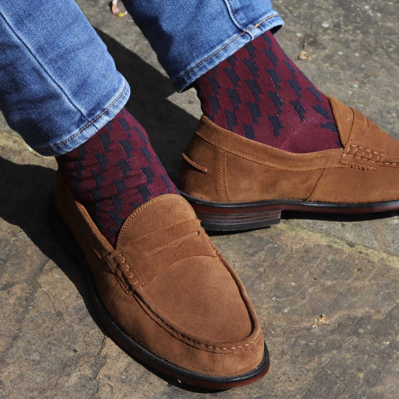 Scooby Men's Socks - Maroon